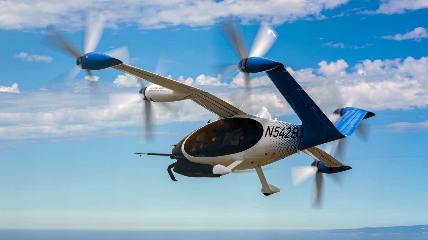 Joby hydrogen electric eVTOL air taxi