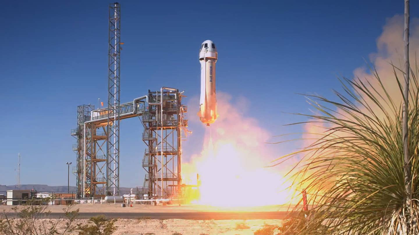 Blue Origin New Shepard rocket